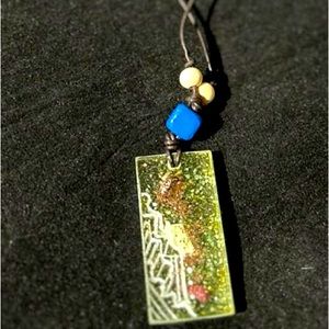 Hand carved made with receive leather and wood